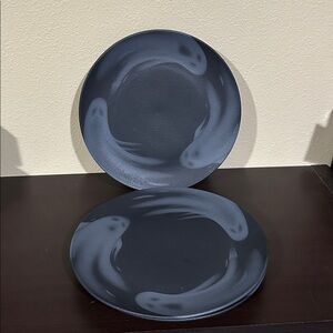 Mesa Brasil Halloween Spooky Ghosts dinner plates set of 3